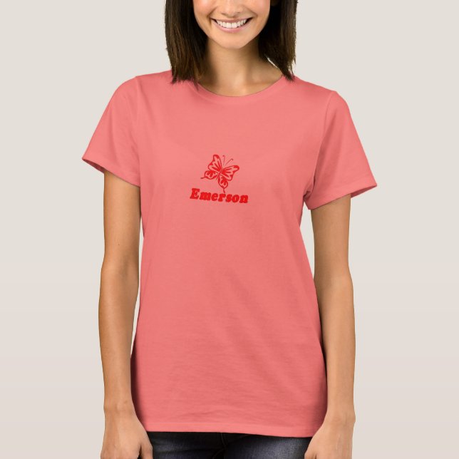 Emerson-Schmetterling T-Shirt (Vorderseite)