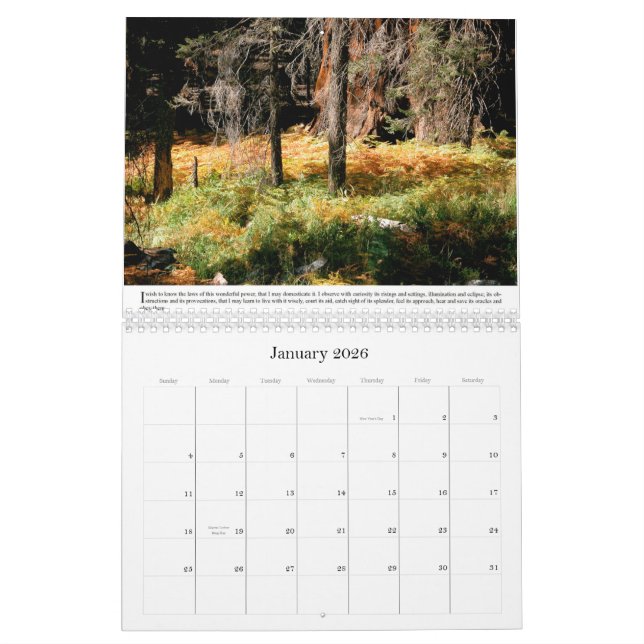 Emerson Wissenschaft des Spriit Kalender (Jan 2026)