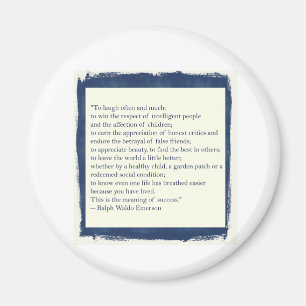 Emerson-Zitat Magnet