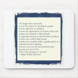 Emerson-Zitat Mousepad