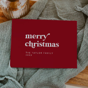 EMERY Red Easy Retro Fun Einfach Frohe Weihnachten