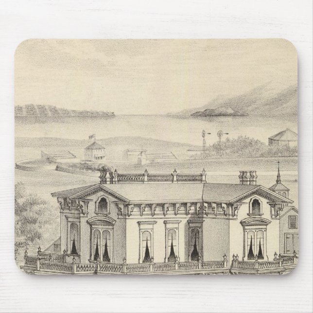 Emery Residence, Oakland, Alameda Co Mousepad (Vorne)