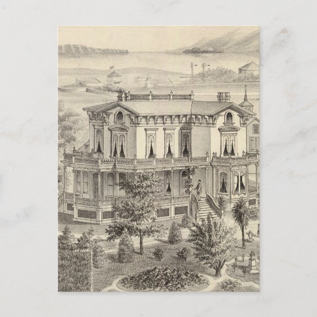 Emery Residence, Oakland, Alameda Co Postkarte (Vorderseite)