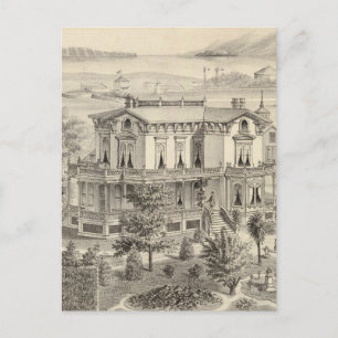 Emery Residence, Oakland, Alameda Co Postkarte