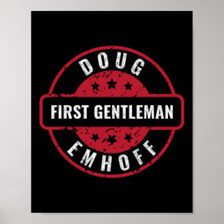 Emhoff als erster Gentleman Kamala Harris Husb Poster