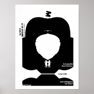 Emil Cioran Zitat Poster