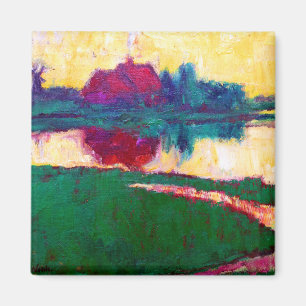 Emil Nolde Landschaft mit Bauernhof Magnet