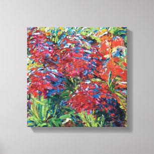 Emil Nolde Rote Blumen Expressionismus Fine Art Leinwanddruck