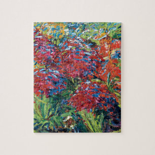 Emil Nolde Rote Blumen Expressionismus Fine Art Puzzle