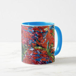 Emil Nolde Rote Blumen Expressionismus Fine Art Tasse