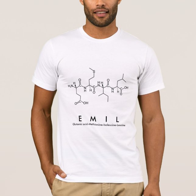 Emil Peptidname Shirt (Vorderseite)