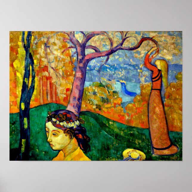 Emile Bernard - Frühling Poster (Vorne)