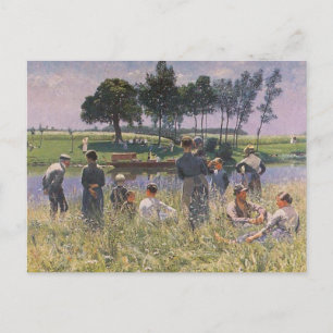 Emile Claus - Picnic Postkarte