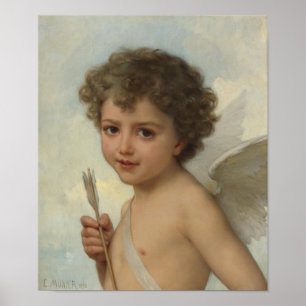 Émile Munier Amor mit Pfeilwelle CC0089 Poster