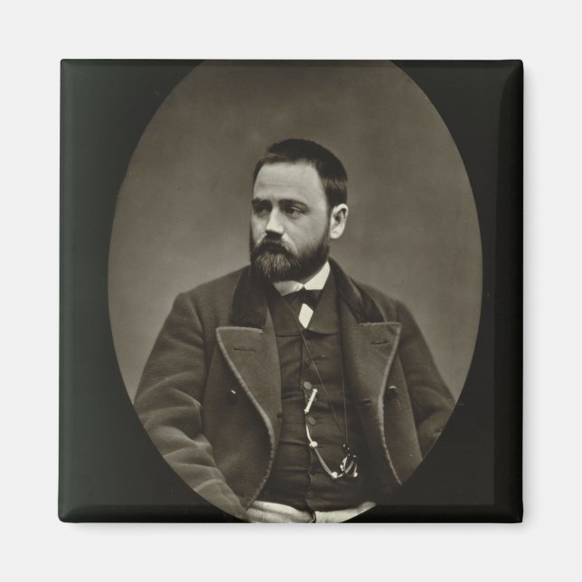 Emile Zola (1840-1902) von "Galerie Contemporaine" Magnet (Vorne)