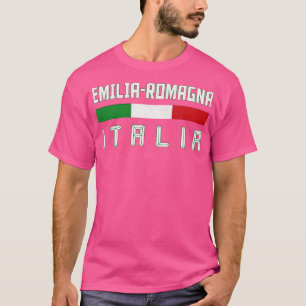 Emilia Romagna Italia Region Typografie Des T-Shirt
