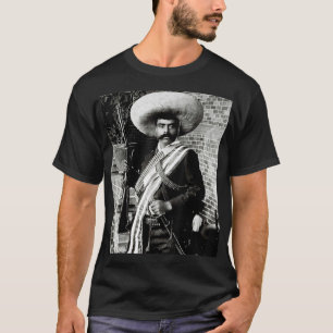 Emiliano Zapata Mexiko Berühmtes Gedicht bei Portr T-Shirt
