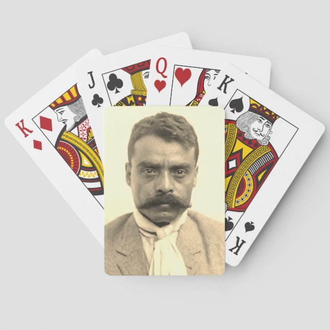 Emiliano Zapata Spielkarten (Rückseite)