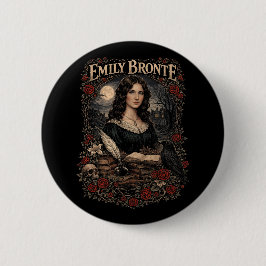Emily Brontë Button