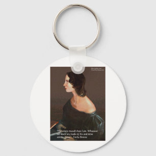 Emily Brontë "Seelen gleich" Liebeszitate Geschenk Schlüsselanhänger