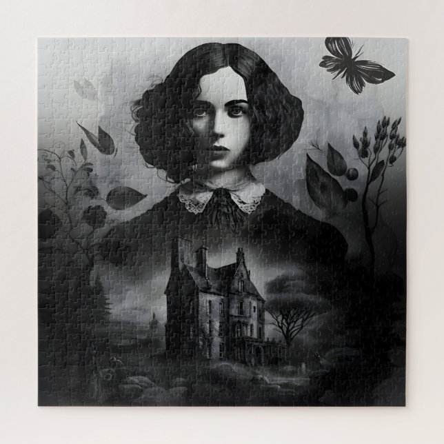 Emily Bronte, Viktorianisch Gothic Writer of Jane  Puzzle (Vertikal)