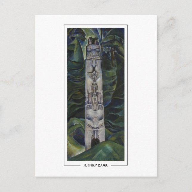 Emily Carr #12 - Fine Art Postcard Postkarte (Vorderseite)