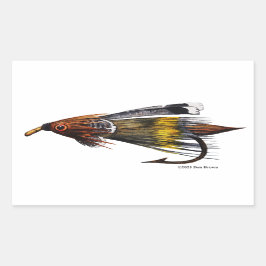Emily Carr Fly; Rechteckiger Aufkleber