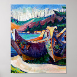 Emily Carr Painting Indianerkriegskanos Poster