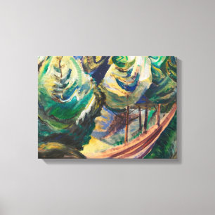 Emily Carr Path Zwischen Pinien kanadische Landsch Leinwanddruck
