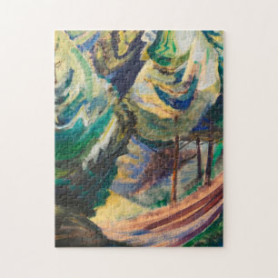 Emily Carr Path Zwischen Pinien kanadische Landsch Puzzle