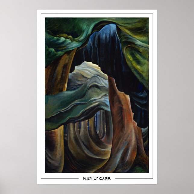 Emily Carr Zedign Art Poster #1 (Vorne)