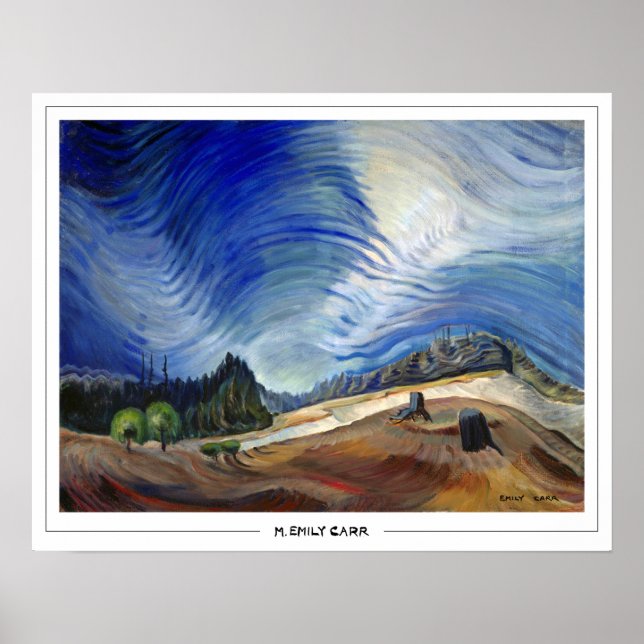 Emily Carr Zedign Art Poster #137 (Vorne)