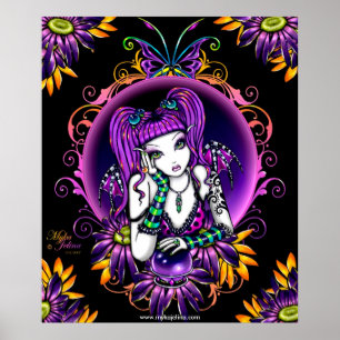 Emily Crystal Ball Blume Rainbow Fairy Poster