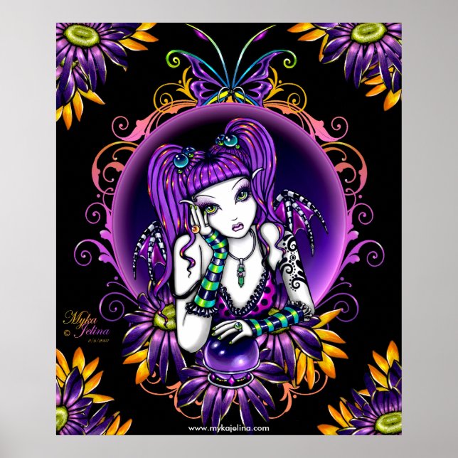 Emily Crystal Ball Blume Rainbow Fairy Poster (Vorne)