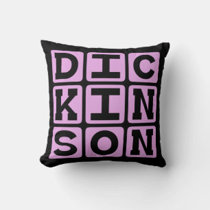 Emily Dickinson, amerikanische Dichterin Kissen