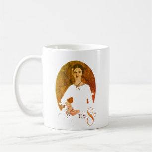 Emily Dickinson Briefmarke Kaffeetasse