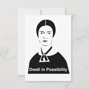 Emily Dickinson Dwell in Possibility Einladungen