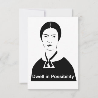 Emily Dickinson Dwell in Possibility Einladungen