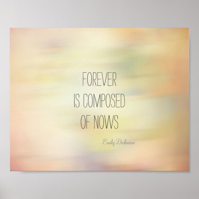 Emily Dickinson inspirierendes Zitat-Poster für im Poster (Vorne)
