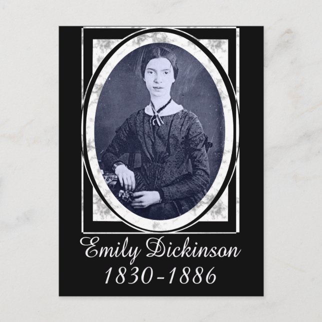 Emily Dickinson Postkarte (Vorderseite)
