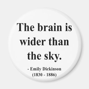 Emily Dickinson Quote 3a Magnet