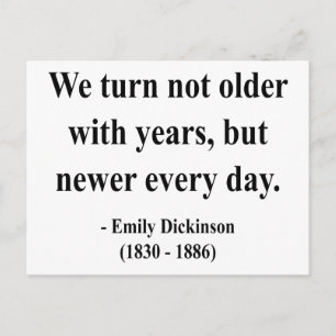Emily Dickinson Quote 4a Postkarte