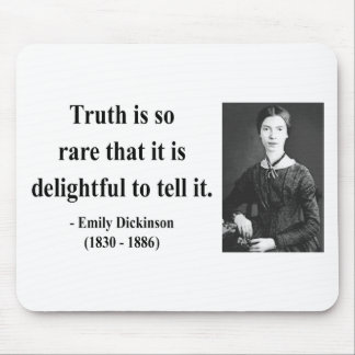 Emily Dickinson-Zitat 7b Mousepad