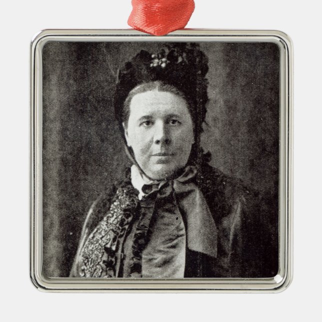 Emily Faithfull Silbernes Ornament (Vorne)