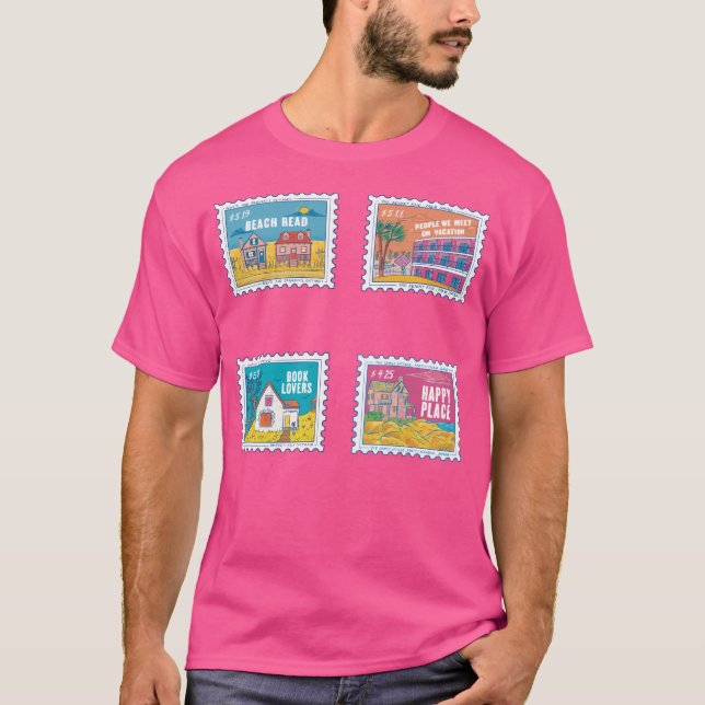 Emily Henry Mini Stamps 4er Pack T-Shirt (Vorderseite)