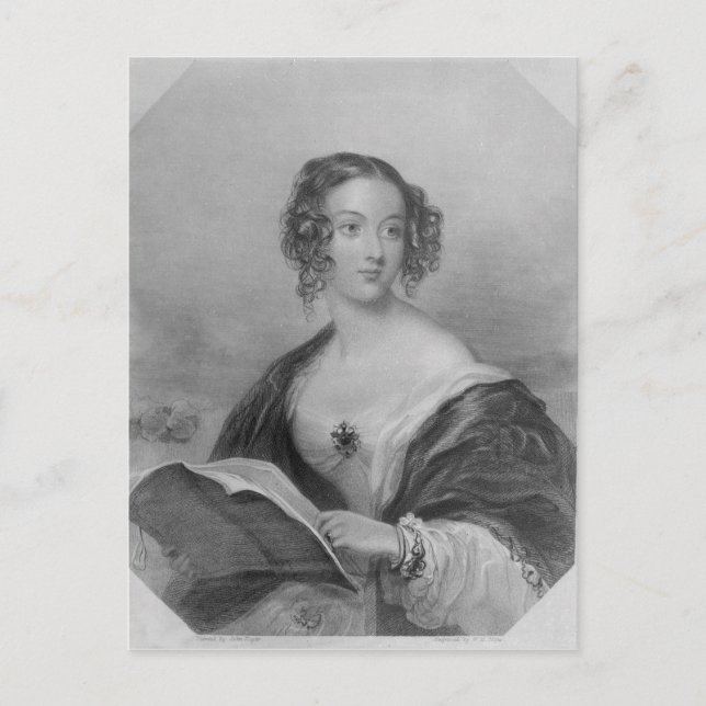 Emily Mary, Countess Cowper Postkarte (Vorderseite)