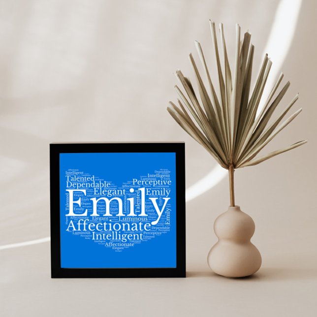 Emily Name Cloud Customizable Poster (Von Creator hochgeladen)