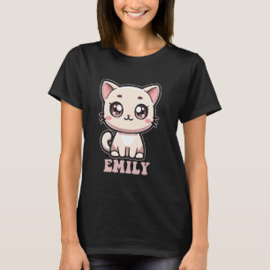 Emily Süße Kitty Katzen Design für Mädchen namens T-Shirt