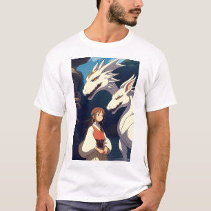 Emily und der Dragon Anime-T - Shirt