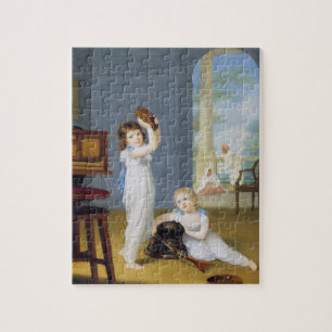Emily- und George-Maurer, c.1794-95 (Öl auf Puzzle